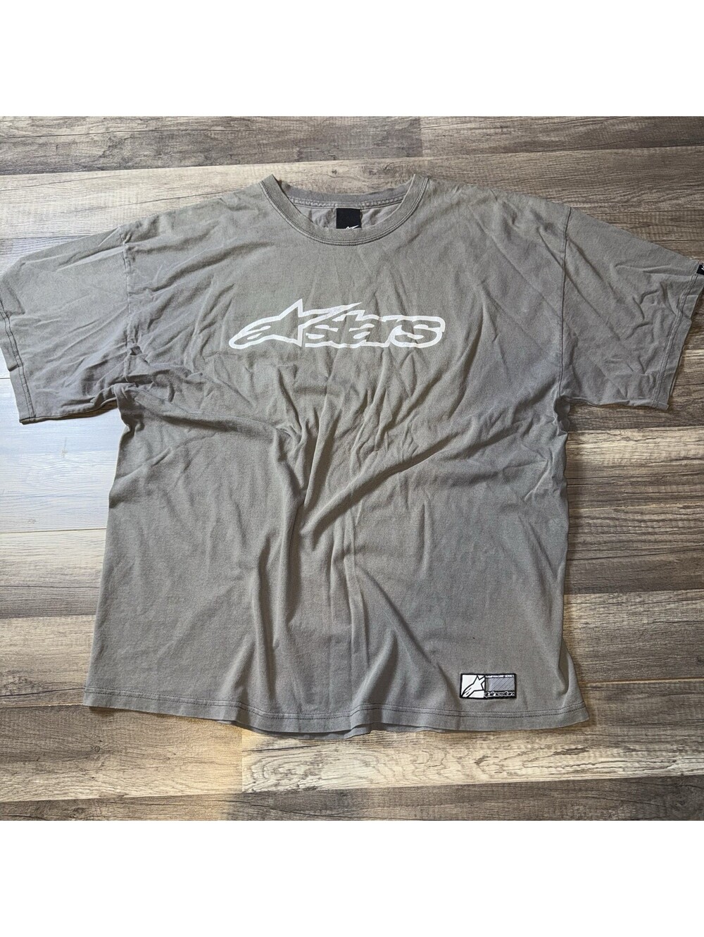 Alpinestars Championship Series T Shirt Mens 2XL Brown MotoSkate Graphic Tee Y2K